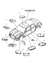 Dodge Magnum Air Bag Control Module Diagram - 56043195BB