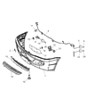 Dodge Sprinter 2500 Bumper Diagram - 1VB09XDVAA