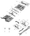 Ram Floor Pan Diagram - 68036568AD