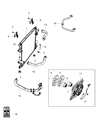 2016 Dodge Challenger Radiator Hose Diagram - 5181878AC