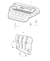 Jeep Cherokee Engine Cover Diagram - 4627875AC