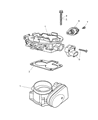 Dodge Durango Throttle Body Diagram - 53032120AC