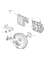 Jeep Wrangler Brake Booster Diagram - 68045999AA