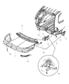 1996 Dodge Caravan Bumper Diagram - 4797590
