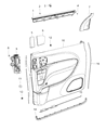 Chrysler Voyager Door Seal Diagram - 68248380AB