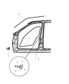 2003 Jeep Grand Cherokee Door Seal Diagram - 55135918AH
