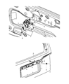 Dodge Wiper Blade Diagram - 5140655AB