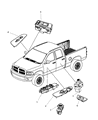 Ram Power Window Switch Diagram - 4602783AA
