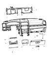 Dodge Magnum Glove Box Diagram - 68041504AA