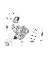 Chrysler Automatic Transmission Output Shaft Seal Diagram - 68509212AA