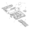 Dodge Floor Pan Diagram - 55255554AB