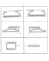 Jeep Liberty Door Moldings Diagram - 5103129AA