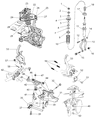 1995 Chrysler Cirrus Axle Pivot Bushing Diagram - 4695631