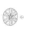 Ram C/V Wheel Cover Diagram - 4721195AC