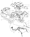 1999 Dodge Durango Brake Line Diagram - 52008992