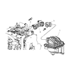 Jeep Liberty Air Filter Box Diagram - 53013107AB