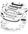 Dodge Journey License Plate Diagram - 68140112AA