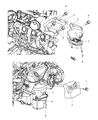 Dodge Magnum Engine Mount Diagram - 4578048AA