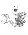 Dodge Grand Caravan Engine Mount Diagram - 5110076AB