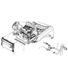 2004 Chrysler Pacifica Transmission Oil Cooler Hose Diagram - 4809481AC