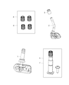 Ram TPMS Sensor Diagram - 68239729AA