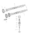 Dodge Valve Stem Seal Diagram - 5080057AA