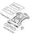 2002 Chrysler Sebring Floor Pan Diagram - 4646557AC