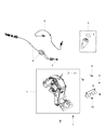 Jeep Compass Shift Knob Diagram - 5273370AC