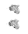 Ram Transfer Case Diagram - 68250807AE