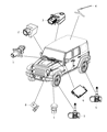 2011 Jeep Wrangler Occupant Detection Sensor Diagram - 56054216AB