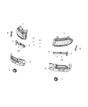 Dodge Charger Fog Light Diagram - 68214427AB