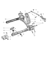 Chrysler Shock Absorber Diagram - 4721686AB
