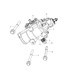 Dodge Power Steering Gear Seal Diagram - 5086848AA