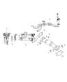 Jeep EGR Valve Gasket Diagram - 68348215AA