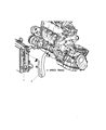 2004 Dodge Caravan Transmission Oil Cooler Hose Diagram - 4809179AE