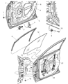 Chrysler Pacifica Window Run Diagram - 4894317AD