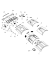 2020 Dodge Challenger Weather Strip Diagram - 68040220AC