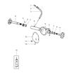 Dodge Dakota Axle Shaft Diagram - 4882700
