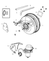 Ram C/V Brake Booster Diagram - 4581494AA