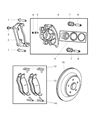 2004 Dodge Durango Brake Disc Diagram - 52009968AB