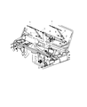 Jeep Wrangler Wiper Motor Diagram - 68002388AB