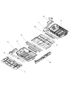 Ram C/V Floor Pan Diagram - 5109594AC