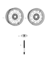 2016 Jeep Patriot Spare Wheel Diagram - 5105032AB