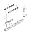 2006 Dodge Magnum Camshaft Diagram - 5037379AB