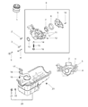 1999 Chrysler Sebring Oil Pan Diagram - MD328412