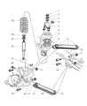Dodge Ram 3500 Control Arm Diagram - 52038753AC
