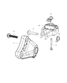 2013 Dodge Dart Engine Mount Diagram - 68081496AC