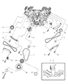 Ram Timing Chain Diagram - 5019423AD