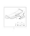 Jeep Compass Spoiler Diagram - 6VX76TZZAA