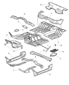 Dodge Ram 2500 Floor Pan Diagram - 68036568AA